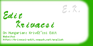 edit krivacsi business card